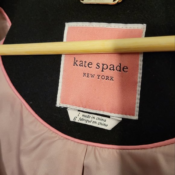 Kate Spade "Reefer" lined wool coat - Picture 6 of 9
